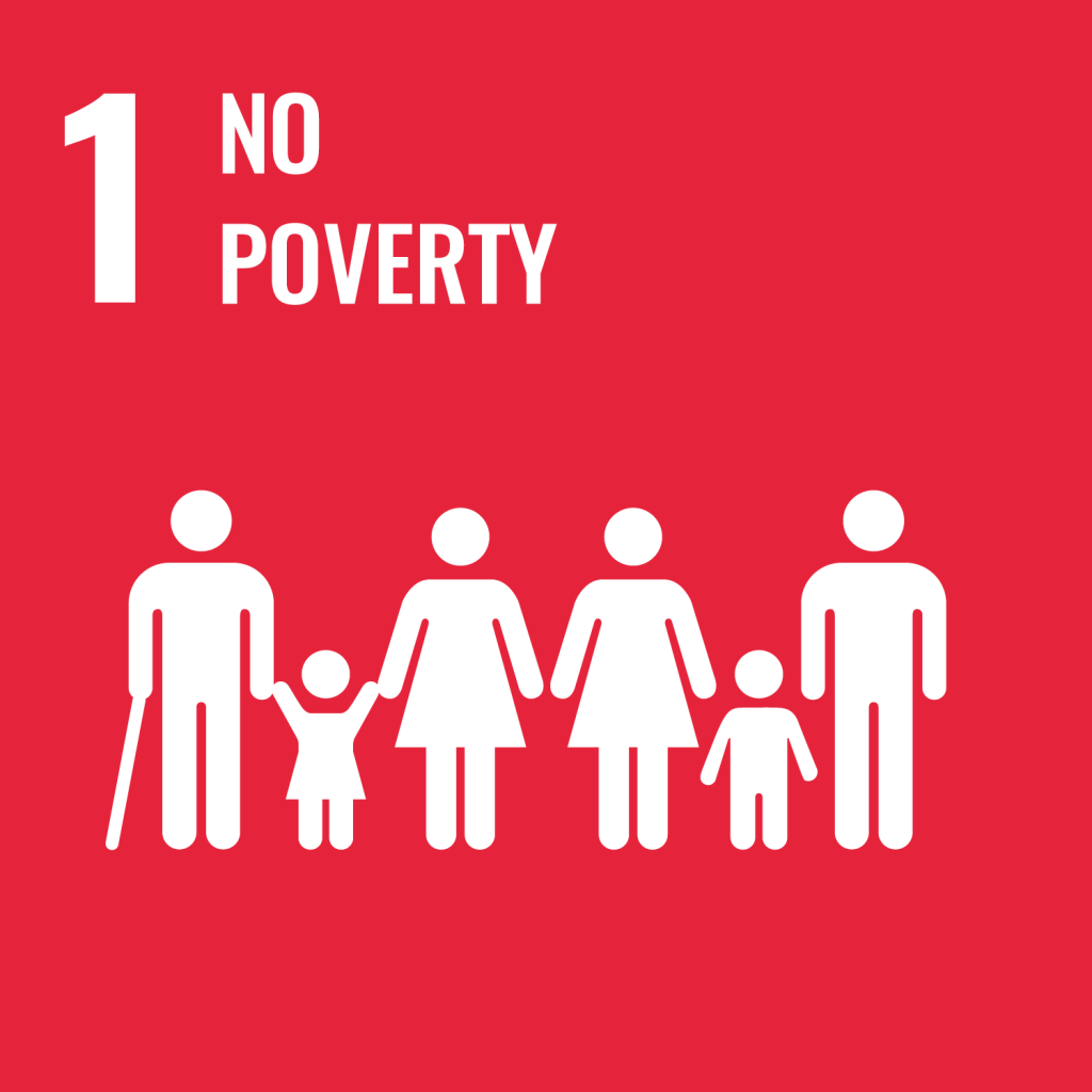 Logo artwork for SDG 1