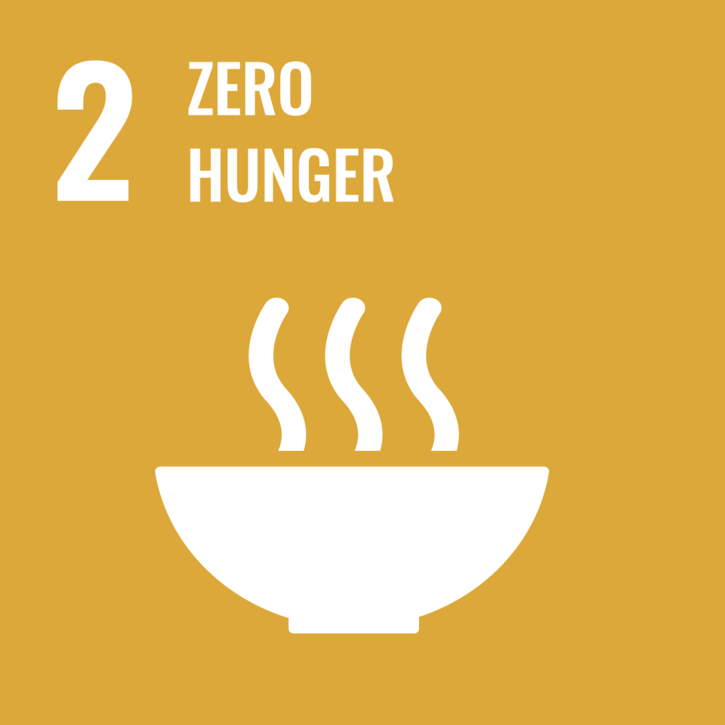 Logo artwork for SDG 2
