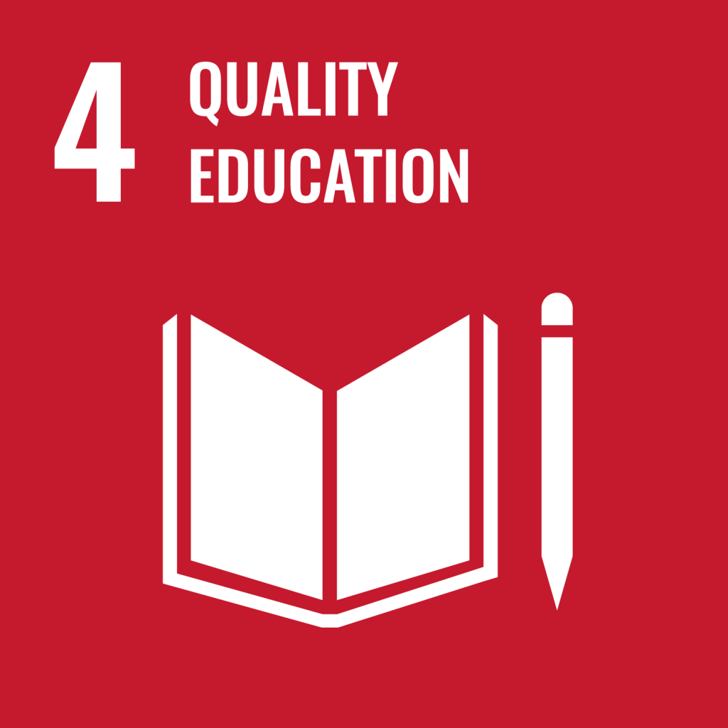 Logo artwork for SDG 4