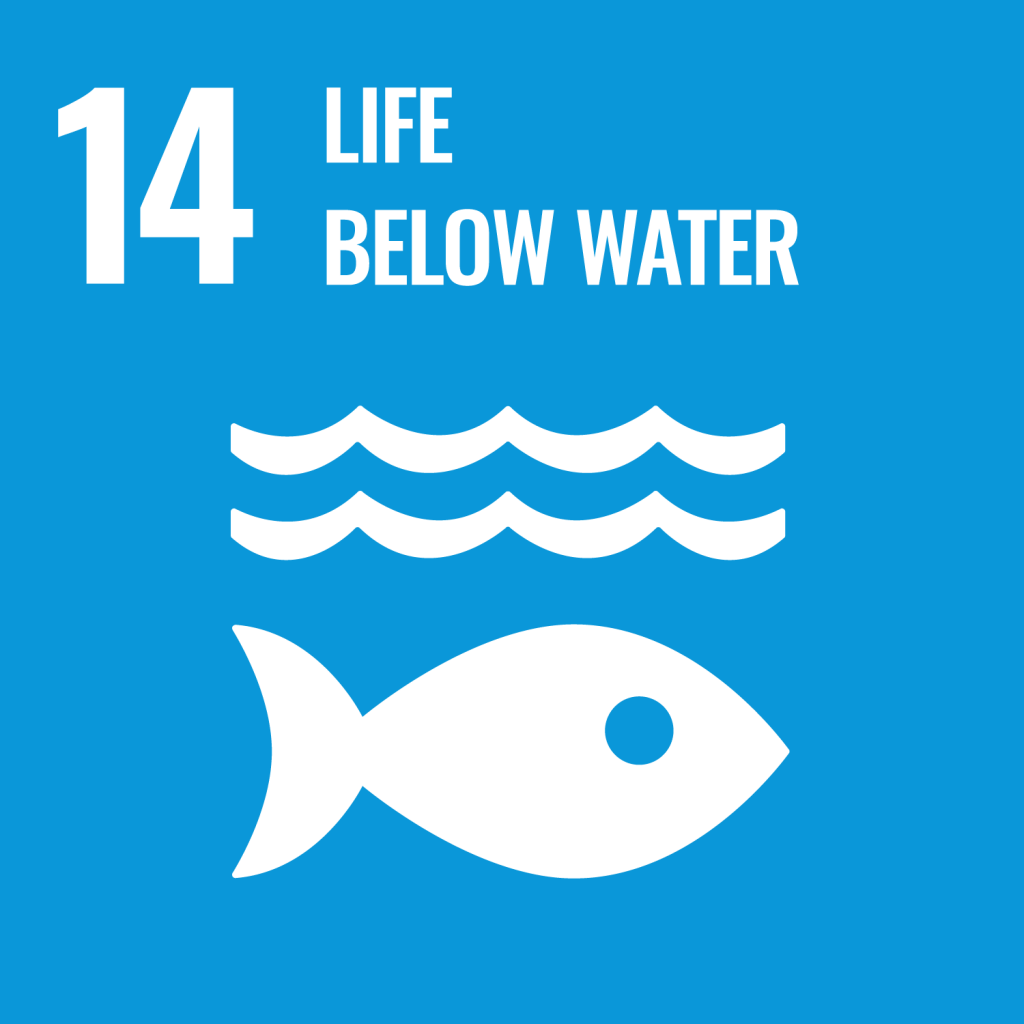Logo artwork for SDG 14